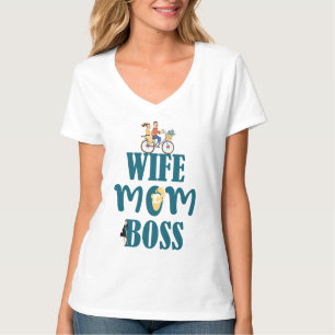 T-shirt Patron maman femme