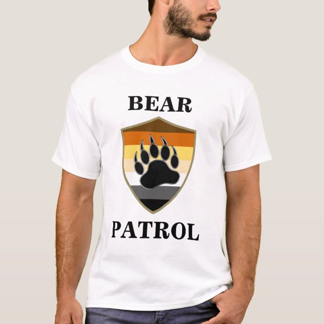 T-shirt Patrouille de fierté d'ours (Devant)