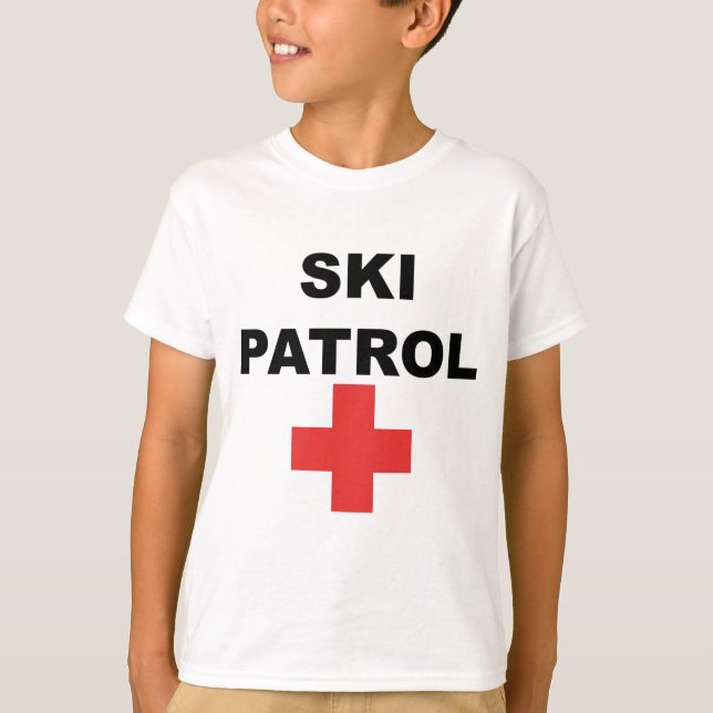 T-shirt Patrouille de ski (Devant)