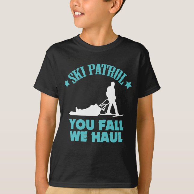 T-shirt Patrouille de ski de cadeau de ski d'hiver vous (Devant)
