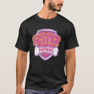 T-shirt Patrouille Des Soeurs Amusantes - Maman Des Chiens