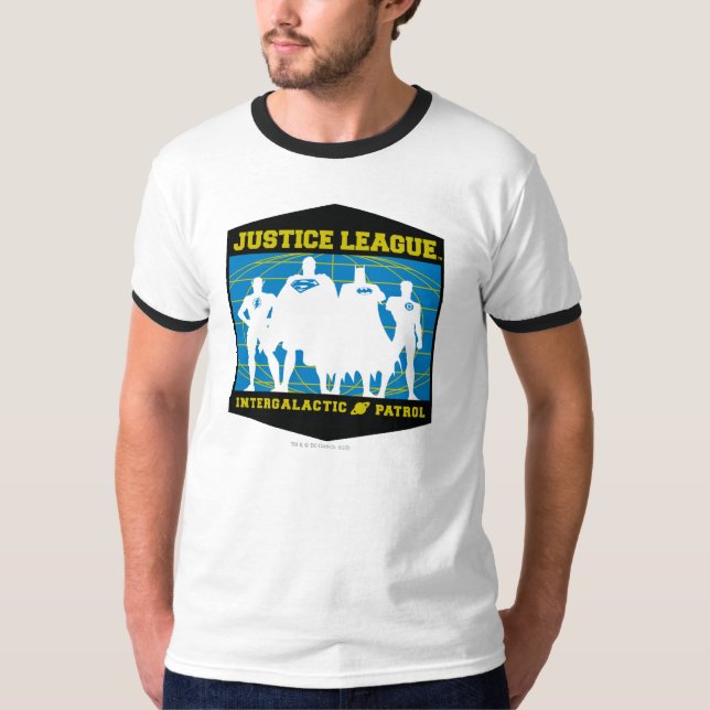 T-shirt Patrouille intergalactique de la Ligue de Justice (Devant)