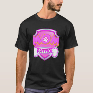 T-shirt Patrouille Maman Amusante - Maman Chien, Papa Pour