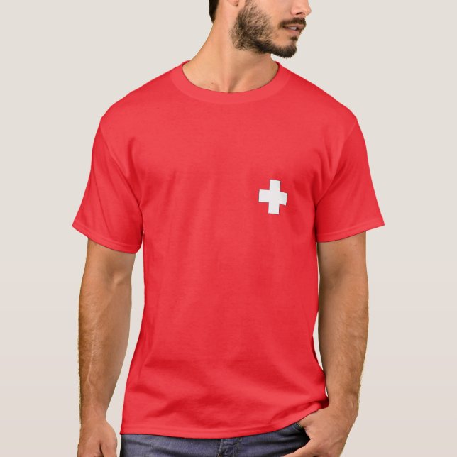 T-shirt Patrouille - "vous chute, nous transportons." (Devant)