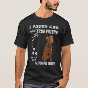 T-shirt Patterdale Terrier Dit À Maman Papa Imprimer Trava