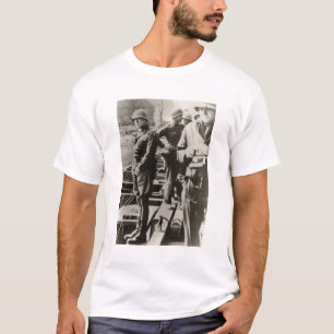 T-shirt Patton pisse dans le Rhin - gris