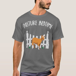 T-shirt Pâturage au coucher Drôle joli Chèvre Pyjamas PJ T