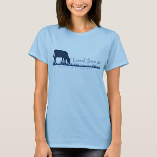T-shirt Pâturage de la pièce en t de Lasa de vache