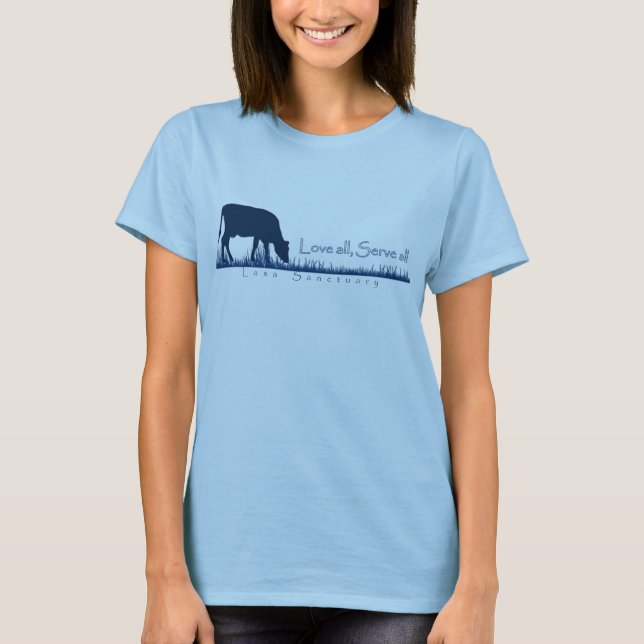 T-shirt Pâturage de la pièce en t de Lasa de vache (Devant)