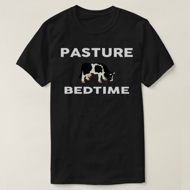 T-shirt Pâturage de vaches de coude Pyjamas PJ Farmer Ranc (Design devant)