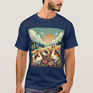 T-shirt Pâturage des prés Cochons de Guinée