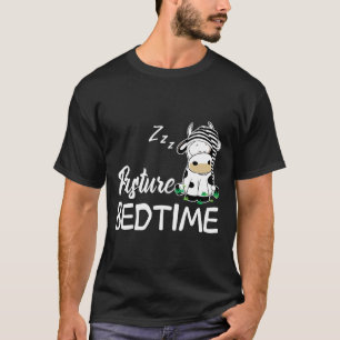 T-shirt Pâturage Nuit Mignonne Vache Pyjama Mignon Costume