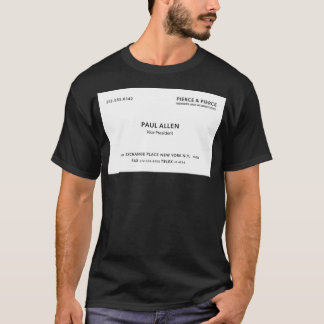 T-shirt Paul Allen Business Card Sticker