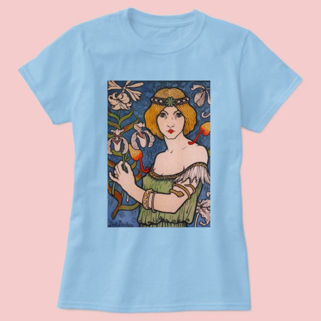 T-shirt Paul Berthon - Dame aux orchidées (Créateur téléchargé)