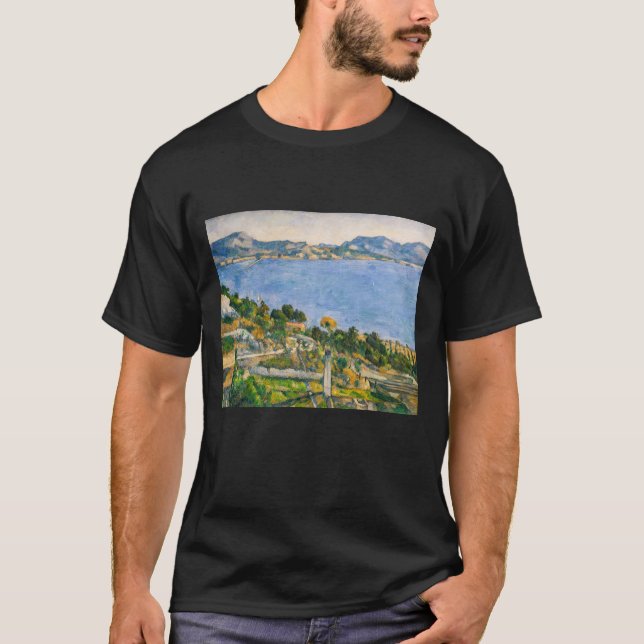 T-shirt Paul Cezanne - Golfe de Marseille vu d'Estaque (Devant)