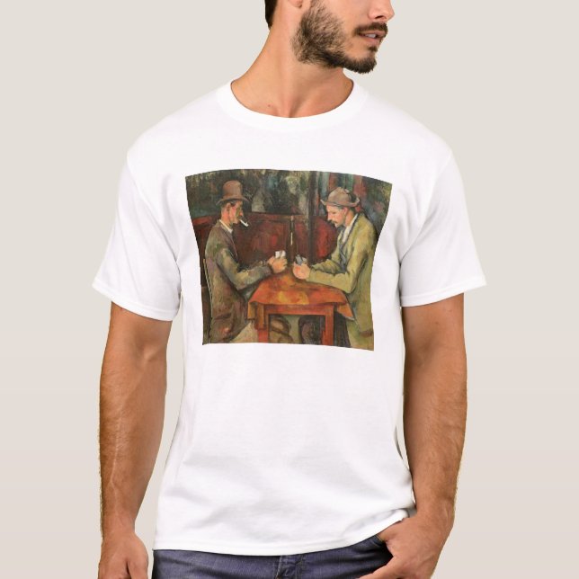 T-shirt Paul Cezanne| Les joueurs de cartes, 1893-1896 (Devant)