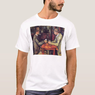 T-shirt Paul Cezanne - Les Joueurs De Cartes Peinture D'Ar