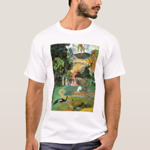T-shirt Paul Gauguin Matamoe ou, Paysage avec des Peacock