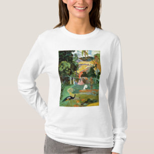 T-shirt Paul Gauguin  Matamoe ou, Paysage avec des Peacock