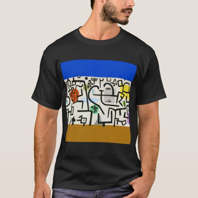 T-shirt Paul Klee Rich Harbour Expressionnisme Abstrait (Devant)