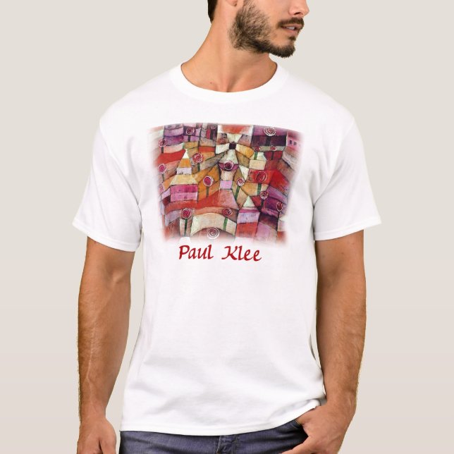 T-shirt Paul Klee - roseraie (Devant)
