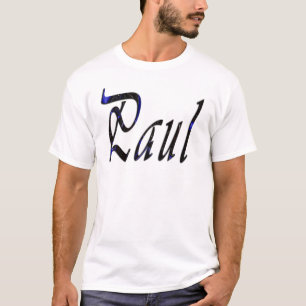 T-shirt Paul, Nom, Logo Cursive,