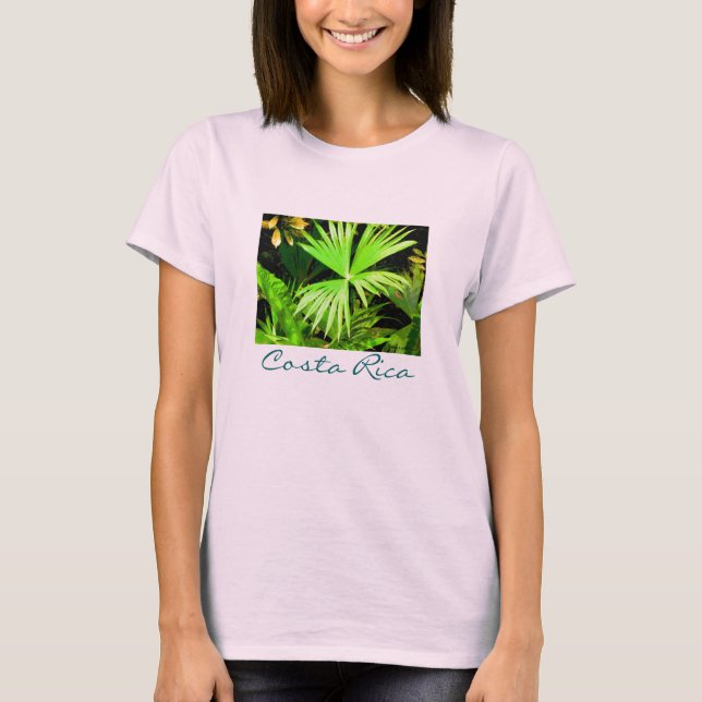 T-shirt paume, Costa Rica, (Devant)