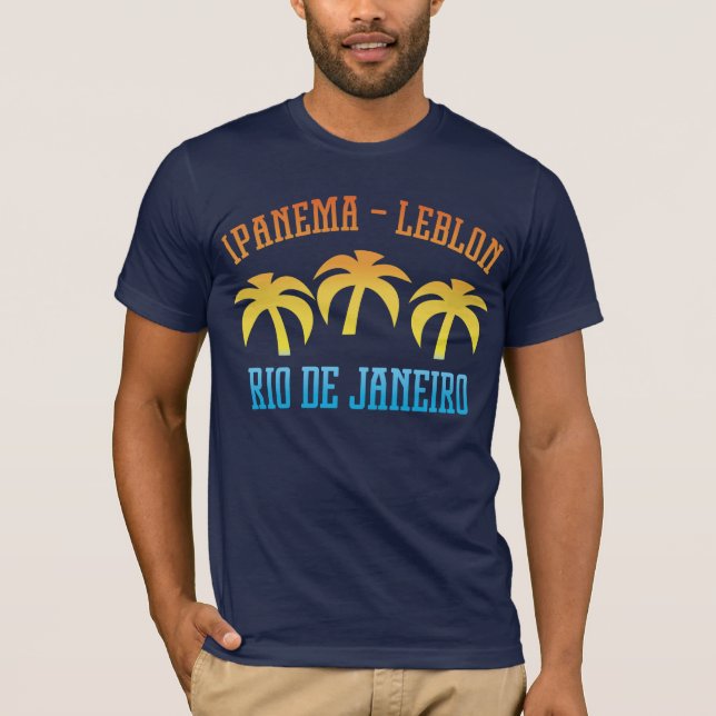 T-shirt Paumes Rio d'Ipanema Leblon (Devant)