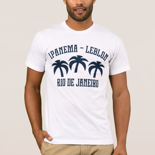T-shirt Paumes Rio d'Ipanema Leblon (Devant)