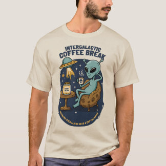 T-shirt Pause café intergalactique