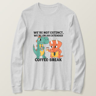 T-shirt Pause café prolongée manches longues