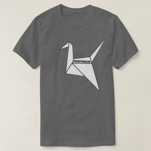 T-shirt Pause carcasse de cygne en papier (Design devant)