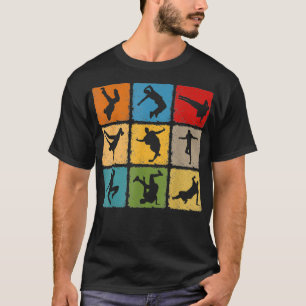 T-shirt Pause chemise de danse Bboy pose Retro Vintage Hip
