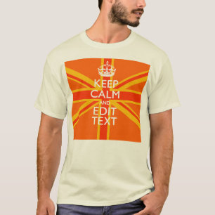 T-shirt Pavillon britannique Orange Union Jack
