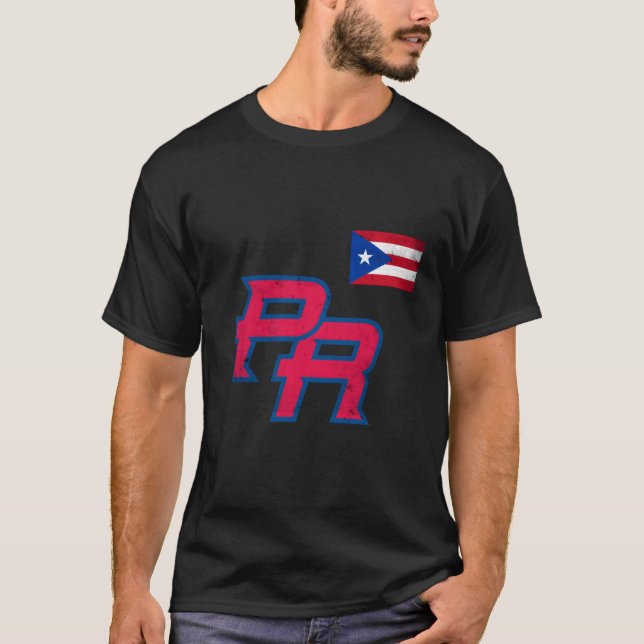 T-shirt Pavillon Porto Rico 2023 Pride de baseball Rouge B (Devant)