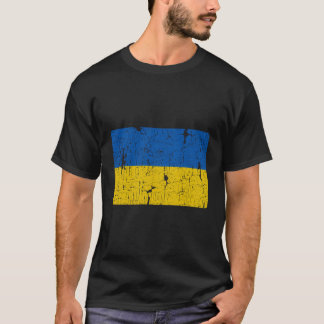 T-shirt Pavillon Ukrainien vintage D'Ukraine Hommes De Sty