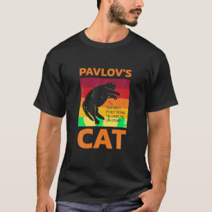 T-shirt Pavlov s Chat pour psychologues T Chemise