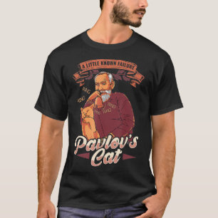 T-shirt Pavlovs Chat Funny Psychologie Cadeau Nerd