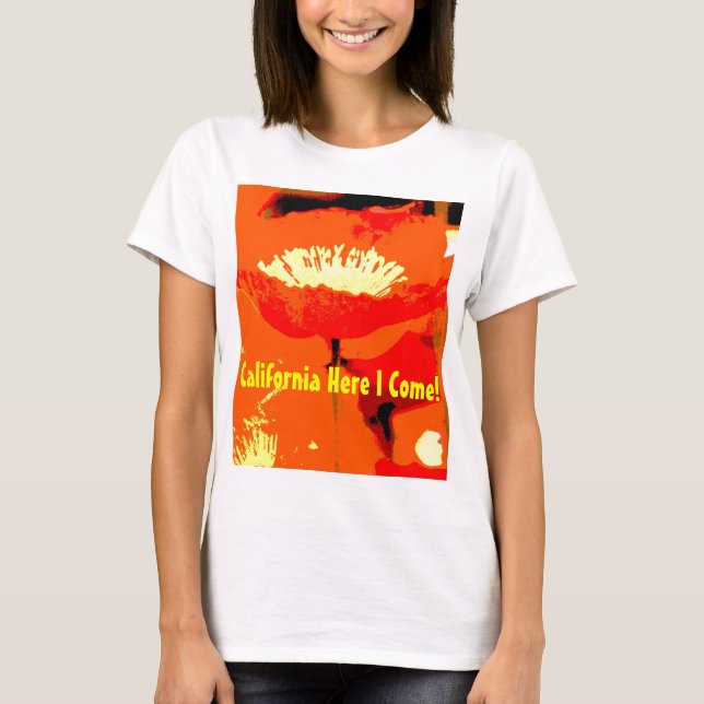 T-shirt Pavot de Californie (Devant)
