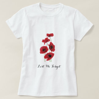 T-shirt Pavot de souvenir de jour d'armistice