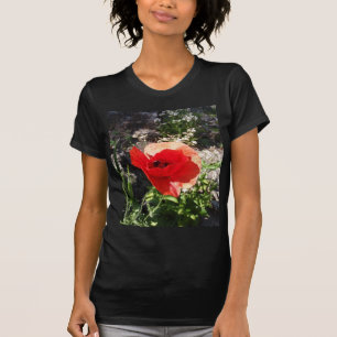 T-shirt Pavot rouge