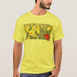 T-shirt Pavot rouge dans un pré de pavot