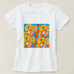 T-shirt Pavot rouge et orange