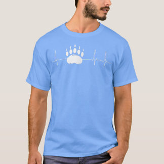 T-shirt Paw d'ours Brown Grizzly