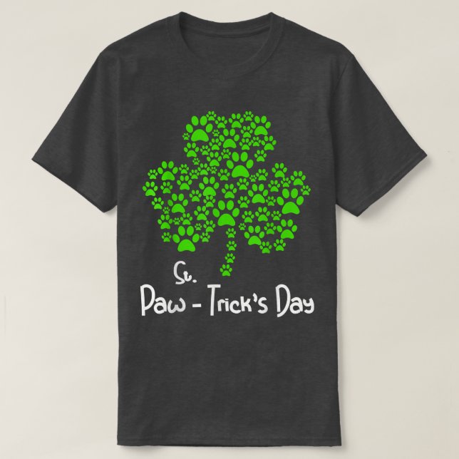 T-shirt Paw Print Dog Owner Lover St  (Design devant)