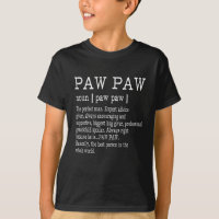 Paw Pw Définition Grand-père Fête des pères Cadeau