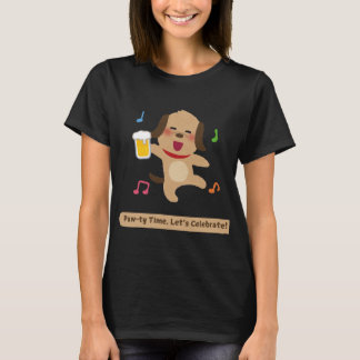 T-shirt "Paw-ty Time, Fêtons-nous"
