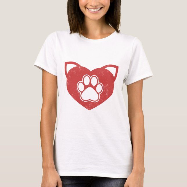 T-shirt Pawfect Love (Devant)