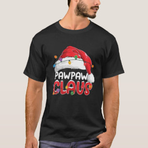 T-shirt Pawpaw Claus Pajama de Noël Famille Correspondant