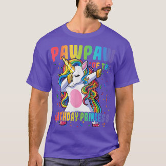 T-shirt Pawpaw de la princesse d'anniversaire Dabbing Unic